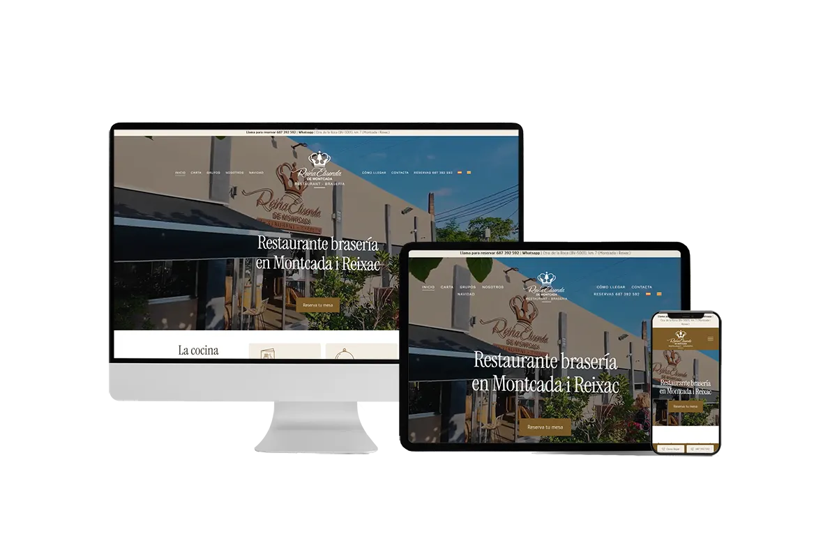 Diseño web para restaurantes